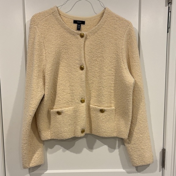 Aqua Sweaters - Aqua Womens Long Sleeve Cardigan XL